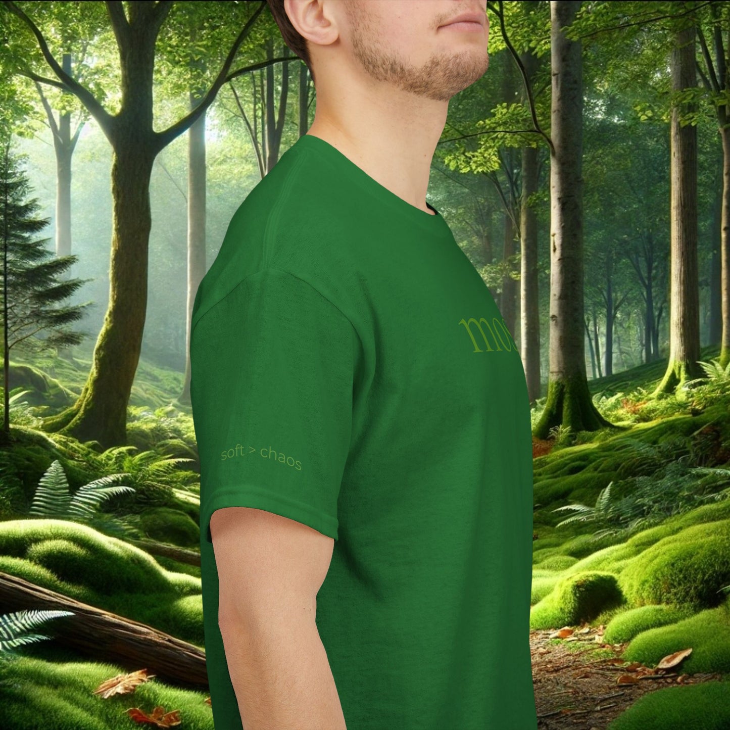 Moss Over Mess Tee | Forestcore Graphic T-Shirt