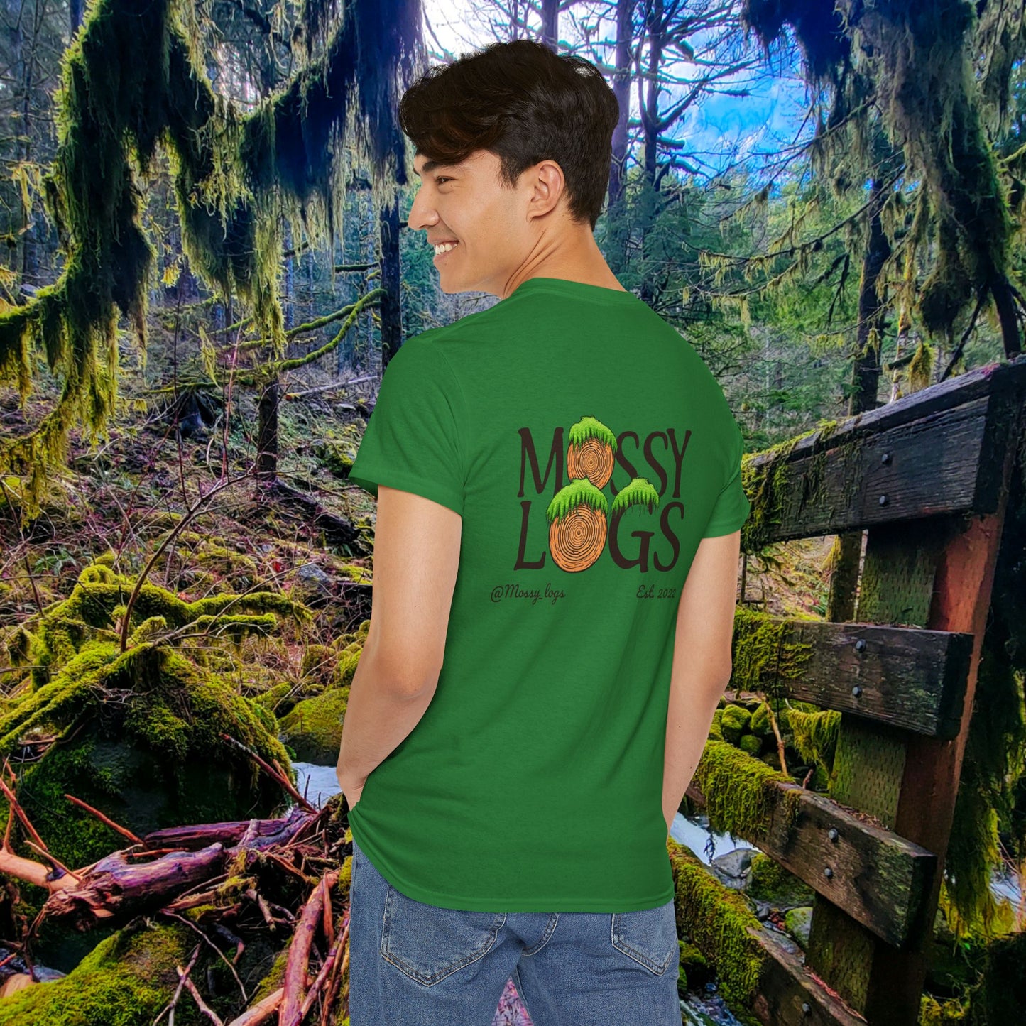 "Find Me Where the Moss Is" Tee | Nature-Lover'z Cozy T-Shirt