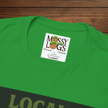 Local Moss Cryptid Tee | Soft Forest Creature Design