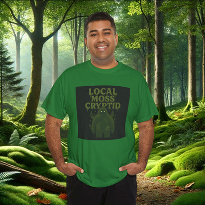 Local Moss Cryptid Tee | Soft Forest Creature Design