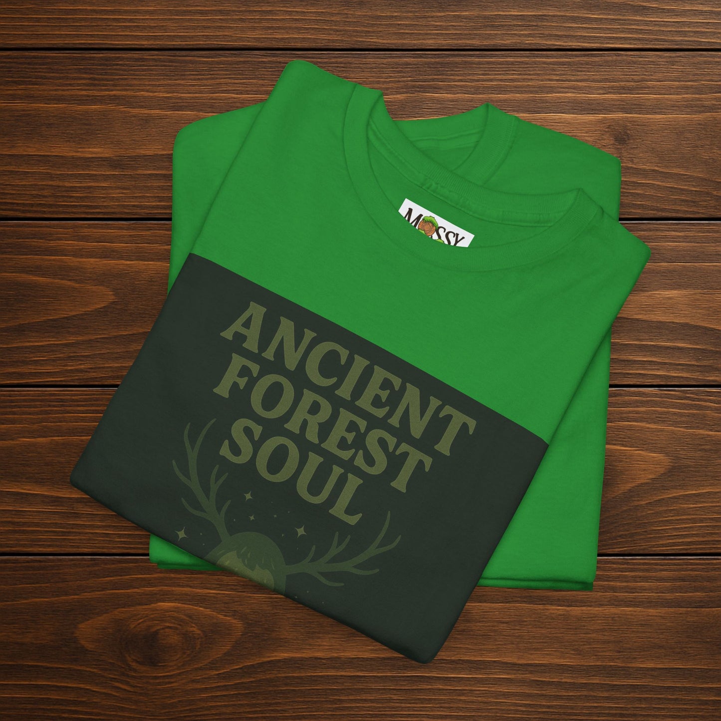 Ancient Forest Soul | Mossy Cryptid Tee