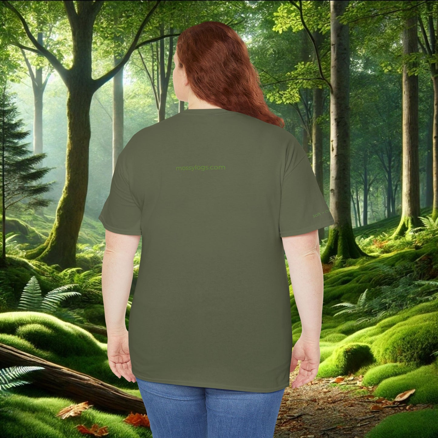 Moss Over Mess Tee | Forestcore Graphic T-Shirt