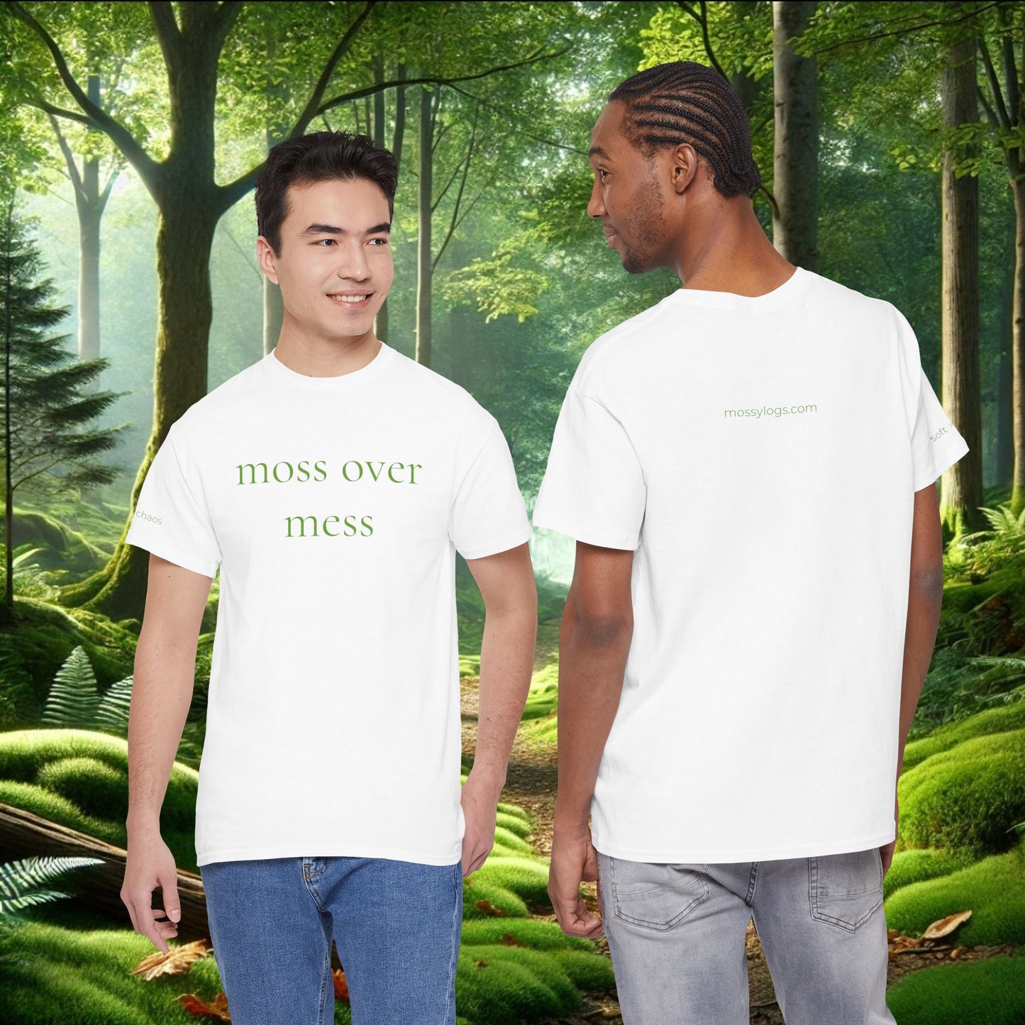 Moss Over Mess Tee | Forestcore Graphic T-Shirt