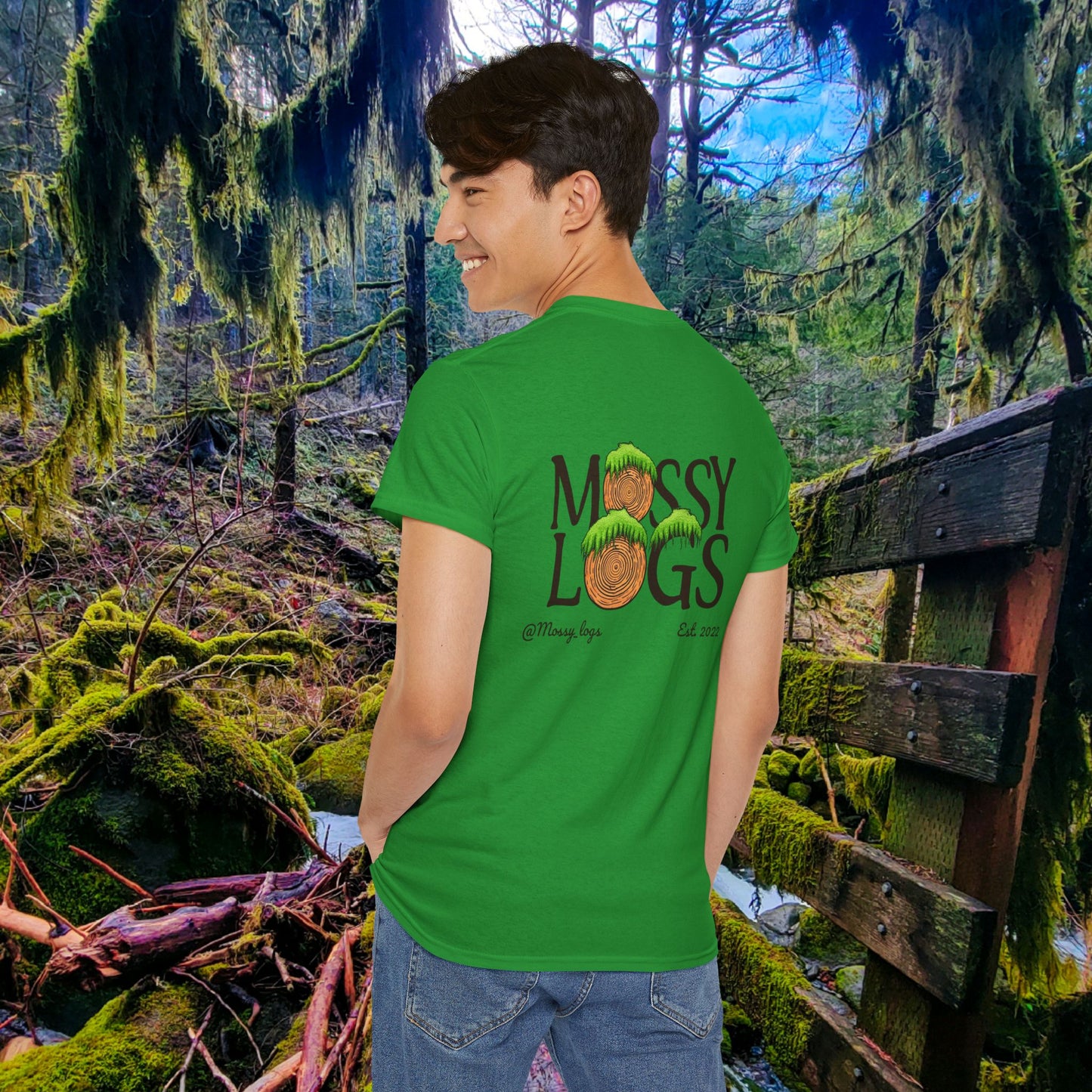 "Find Me Where the Moss Is" Tee | Nature-Lover'z Cozy T-Shirt