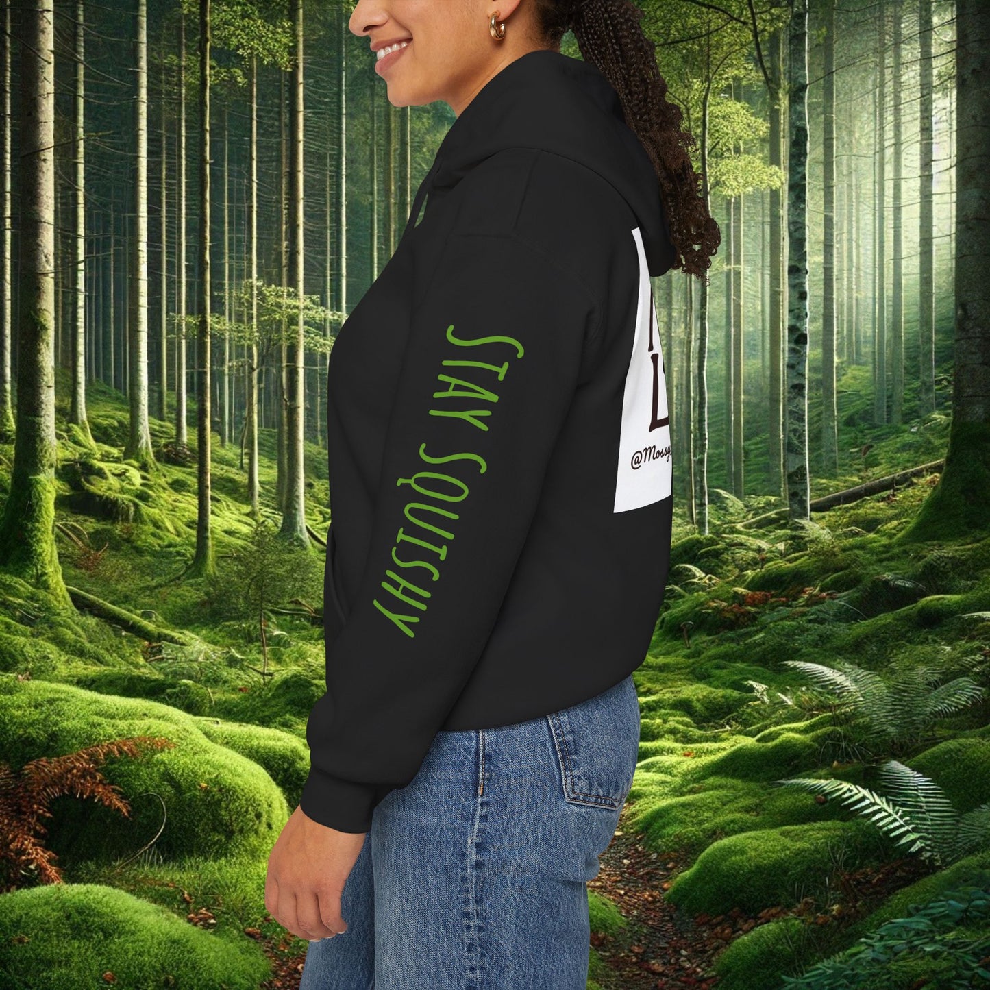 "Happiness Is a Fresh Patch of Moss" Hoodie | Cozy, Soft & Squishy