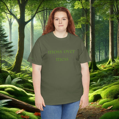 Moss Over Mess Tee | Forestcore Graphic T-Shirt