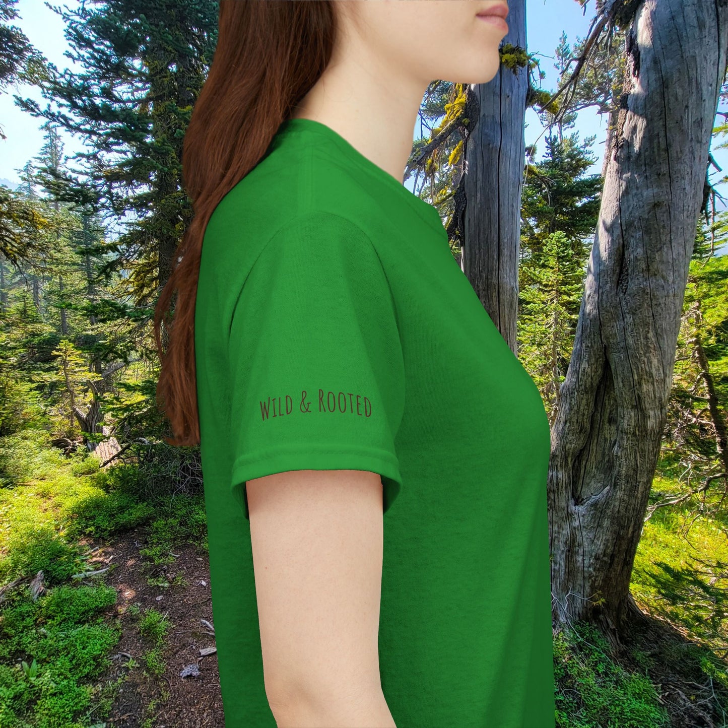 Moss Hugger Tee | Treehugger Back Graphic