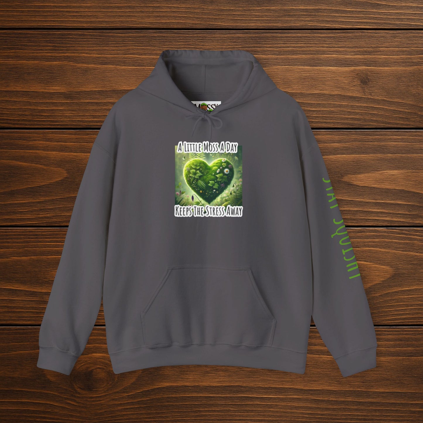 "Moss Therapy" Hoodie | Cozy Comfort for a Calm Mind