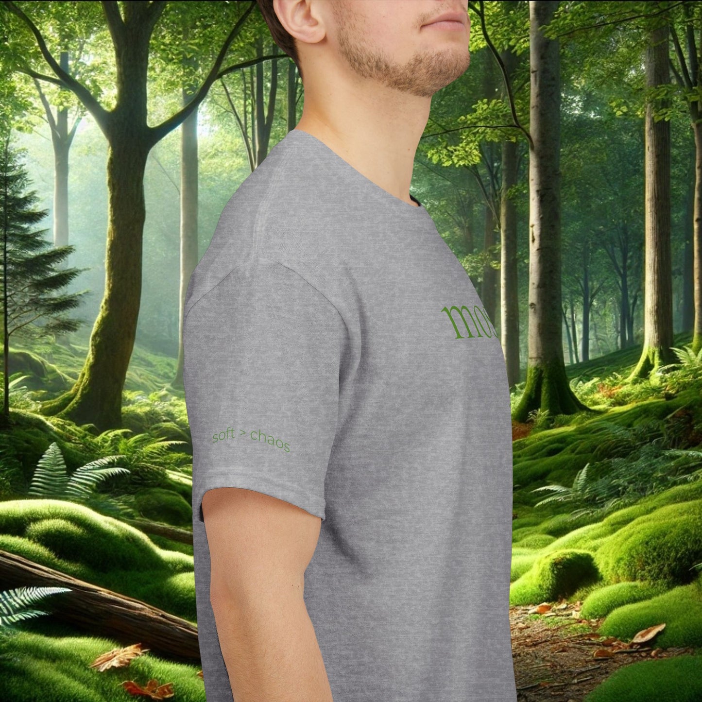 Moss Over Mess Tee | Forestcore Graphic T-Shirt