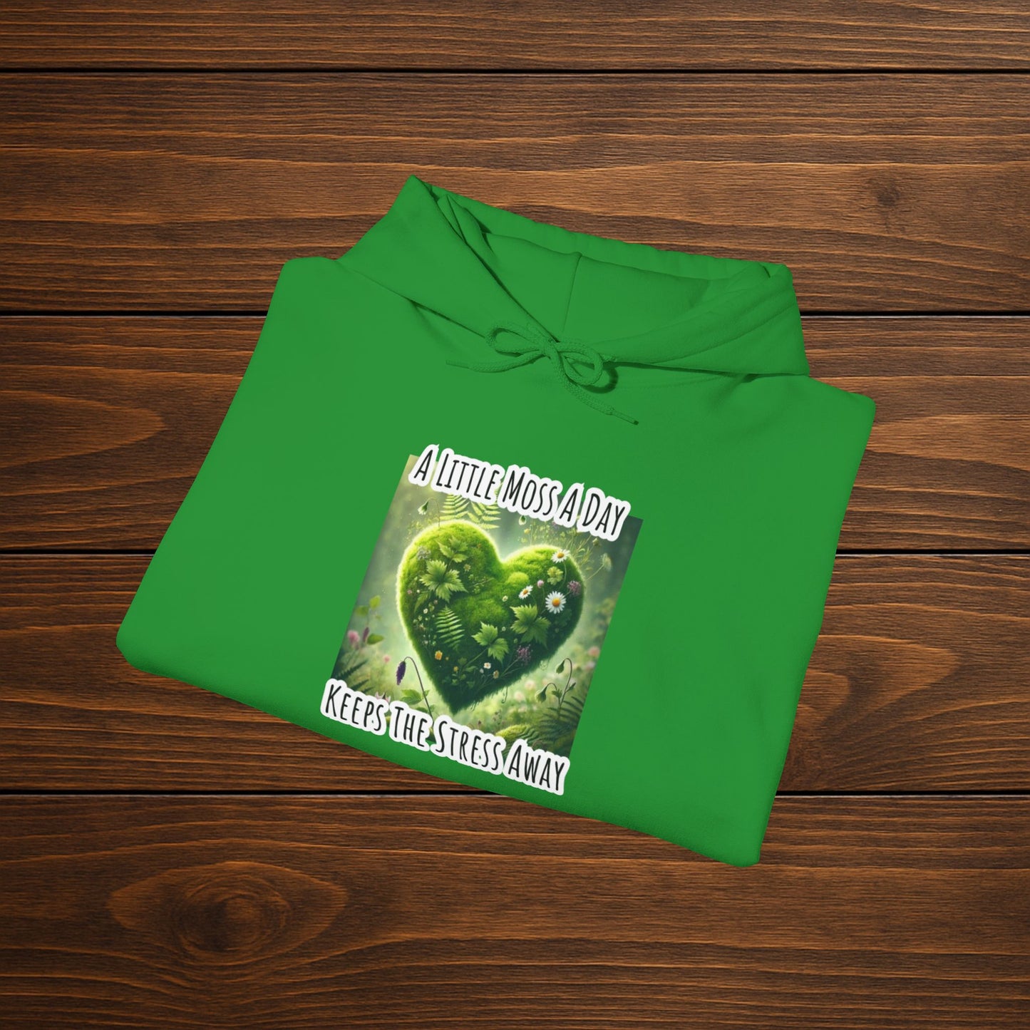 "Moss Therapy" Hoodie | Cozy Comfort for a Calm Mind