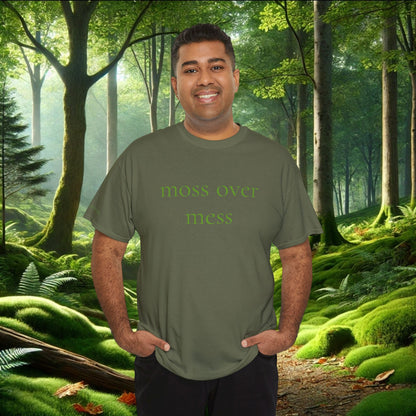 Moss Over Mess Tee | Forestcore Graphic T-Shirt