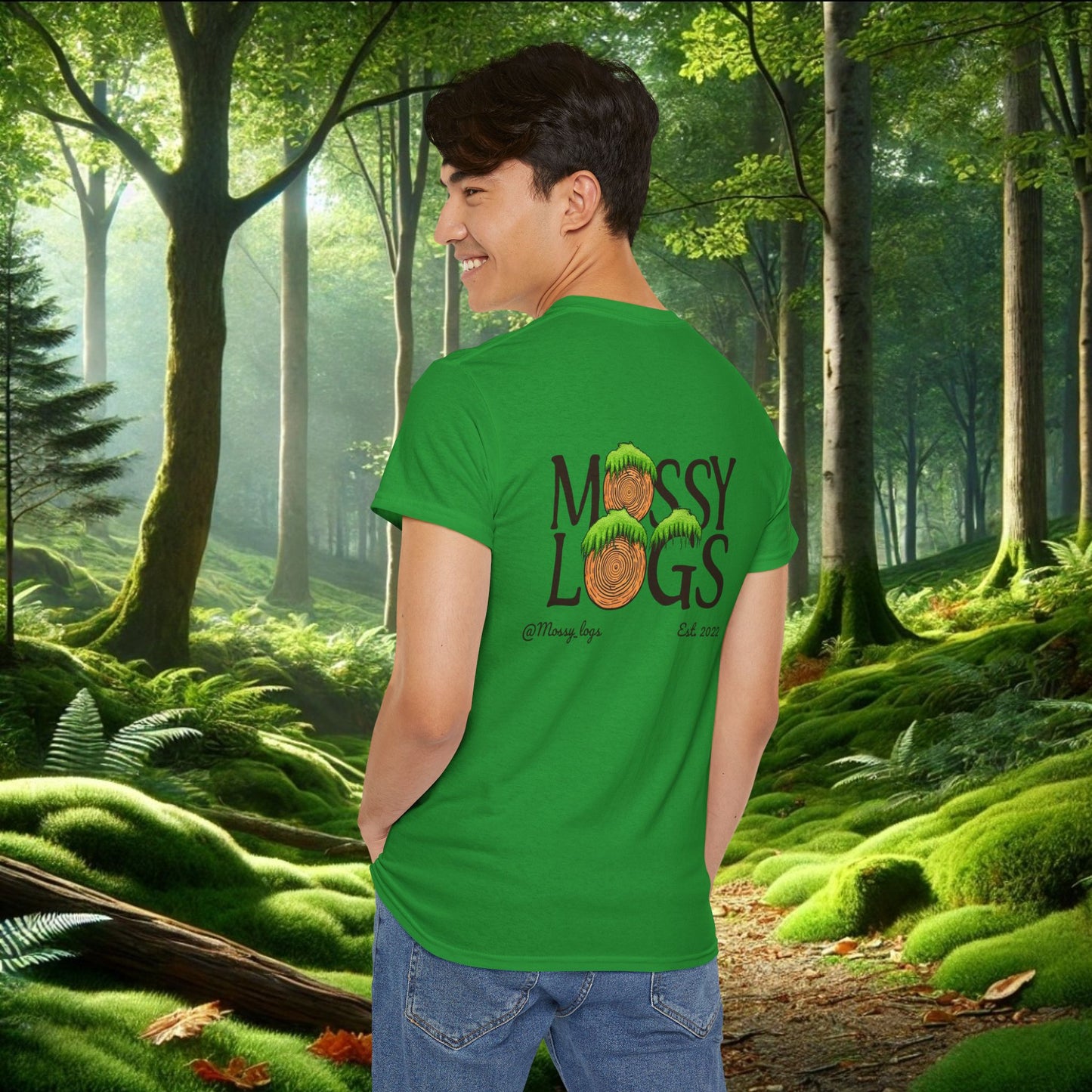 "Happiness Is a Fresh Patch of Moss" Tee | Soft, Cozy, & Squishy