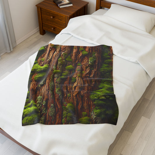"The Cedar Sanctuary" Blanket | The Forest Line – Cozy, Soft & Inspired by Nature