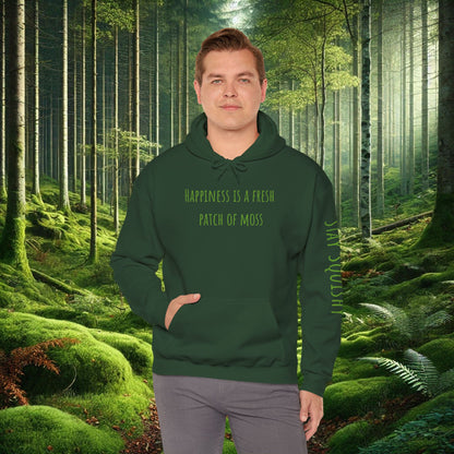 "Happiness Is a Fresh Patch of Moss" Hoodie | Cozy, Soft & Squishy