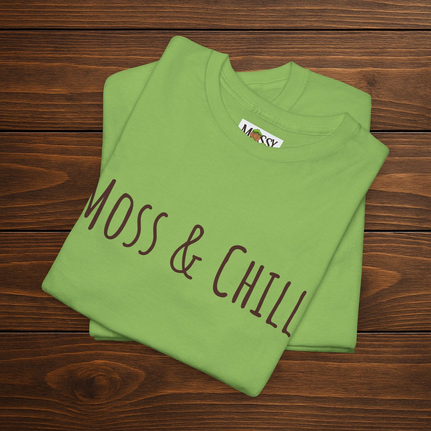 "Moss & Chill" Tee | Relax, Recharge & Stay Squishy