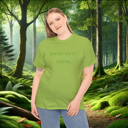 Moss Over Mess Tee | Forestcore Graphic T-Shirt