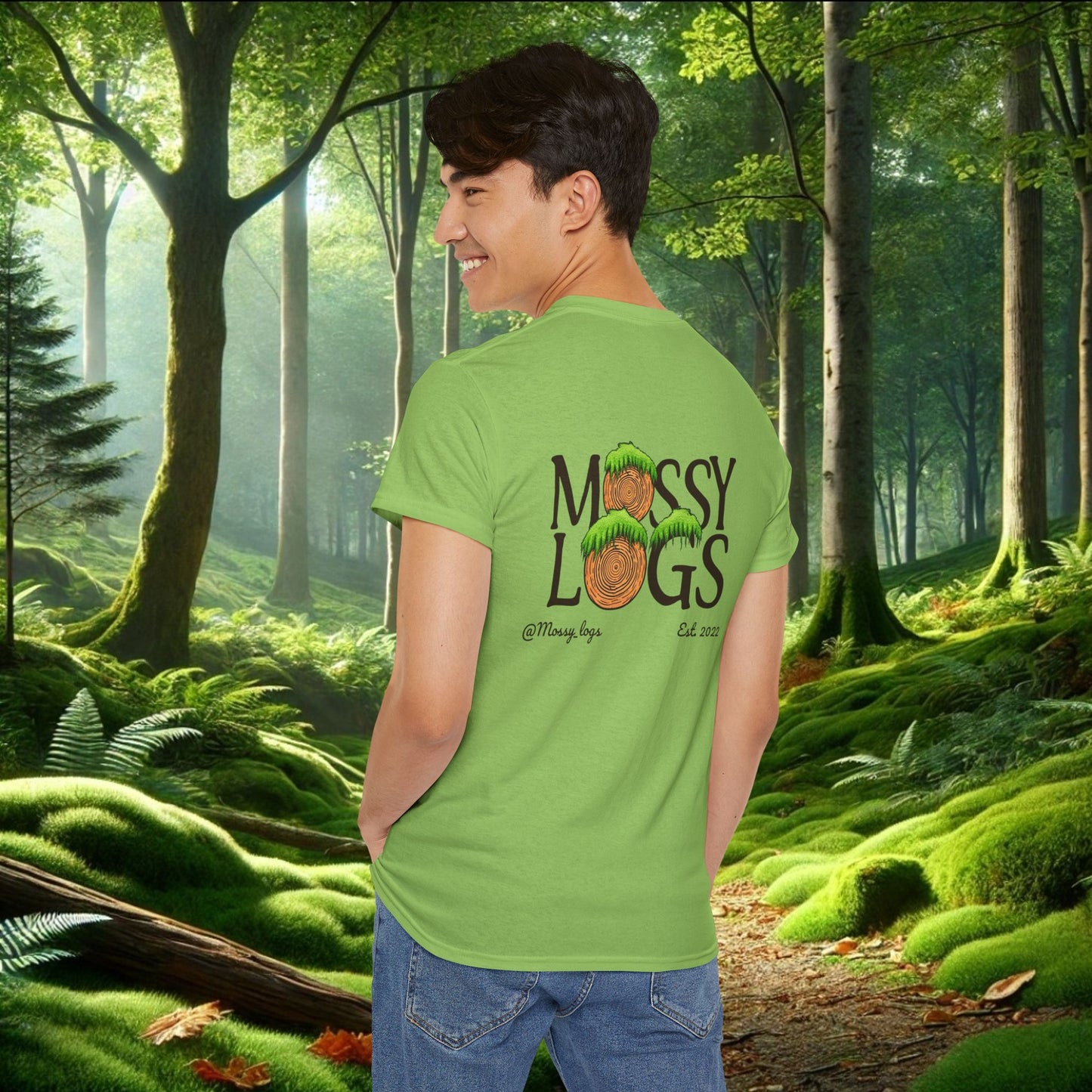 "Happiness Is a Fresh Patch of Moss" Tee | Soft, Cozy, & Squishy