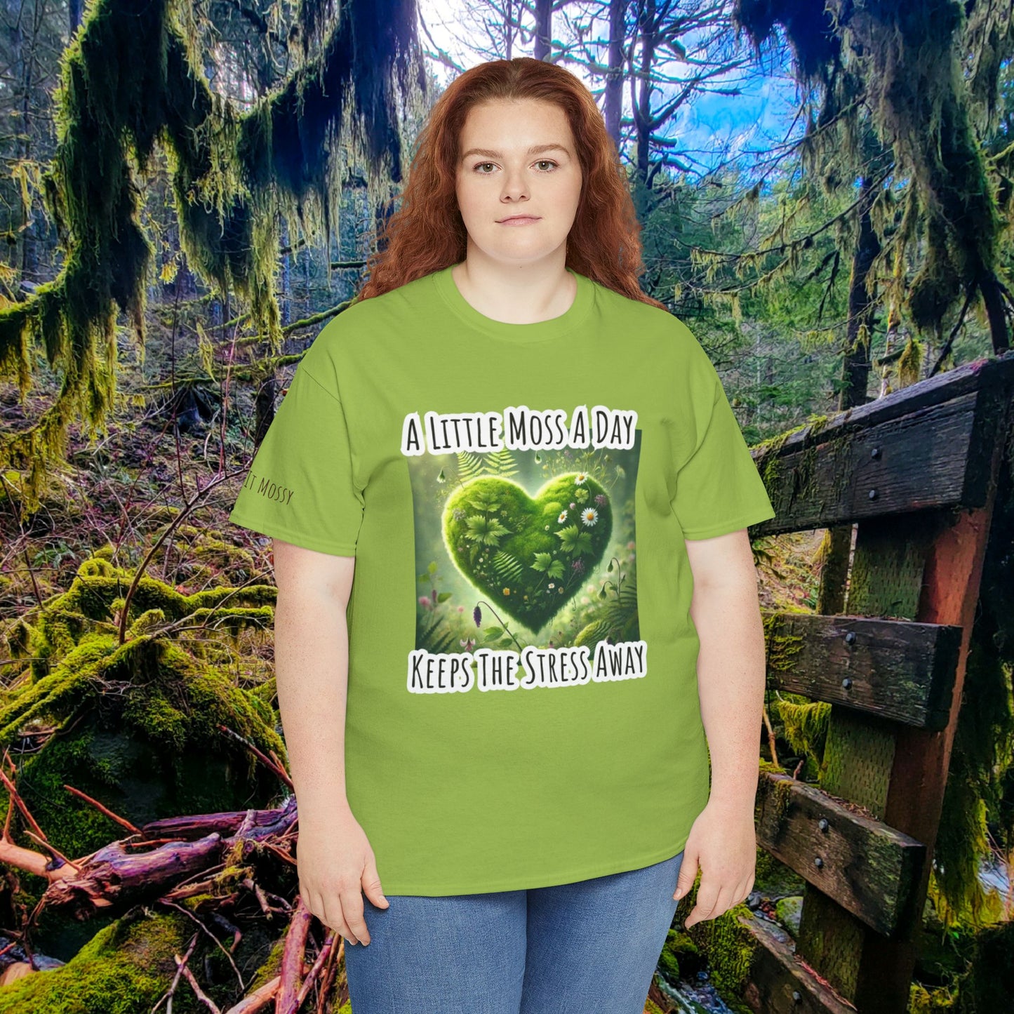 "Moss Therapy" Graphic Tee | Find Calm in the Wild
