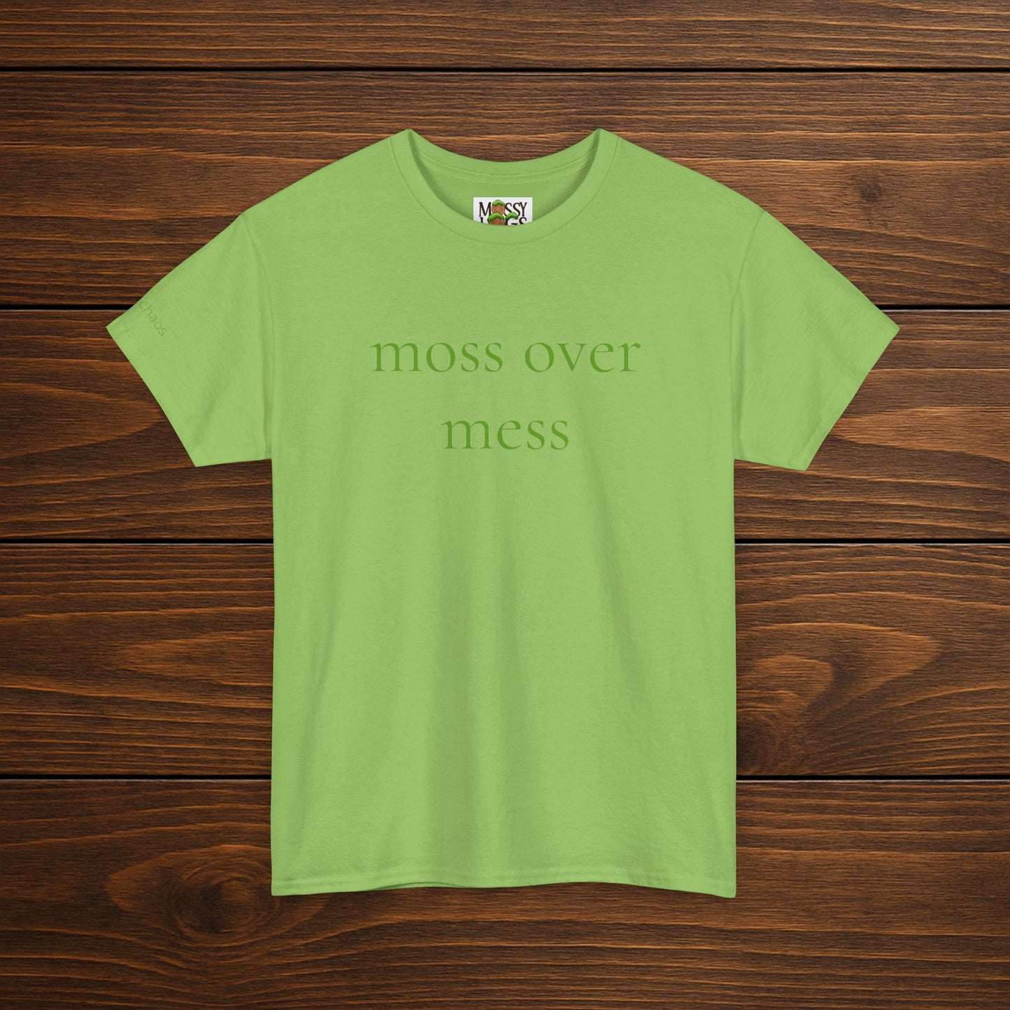 Moss Over Mess Tee | Forestcore Graphic T-Shirt