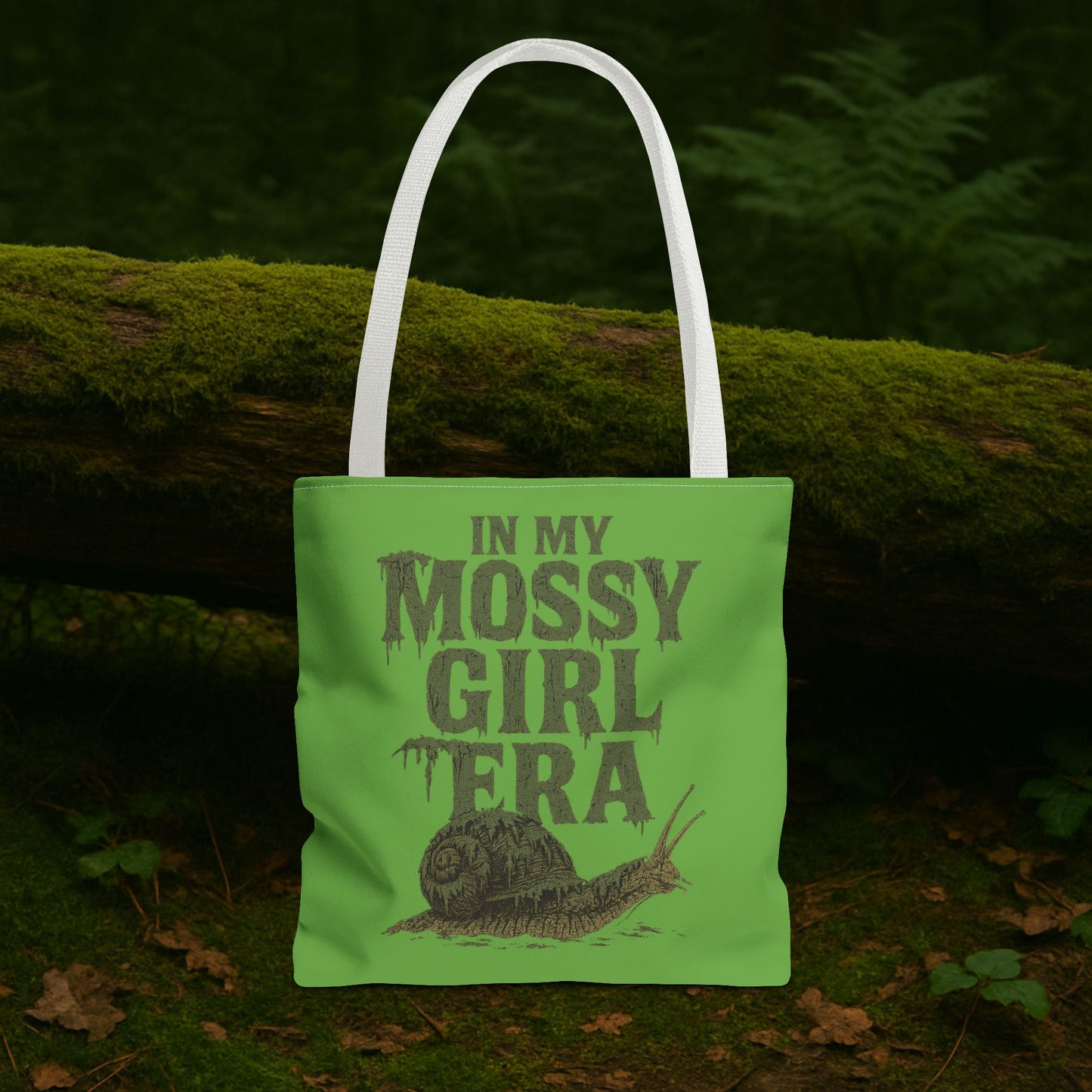 Mossy Girl Era Snail Tote