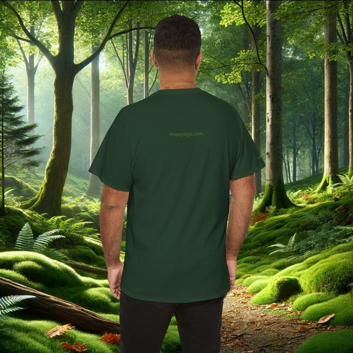 Moss Over Mess Tee | Forestcore Graphic T-Shirt