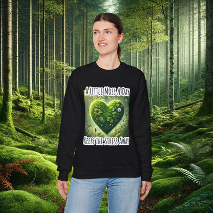 "Moss Therapy" Crewneck | Cozy Up & Let Nature Heal