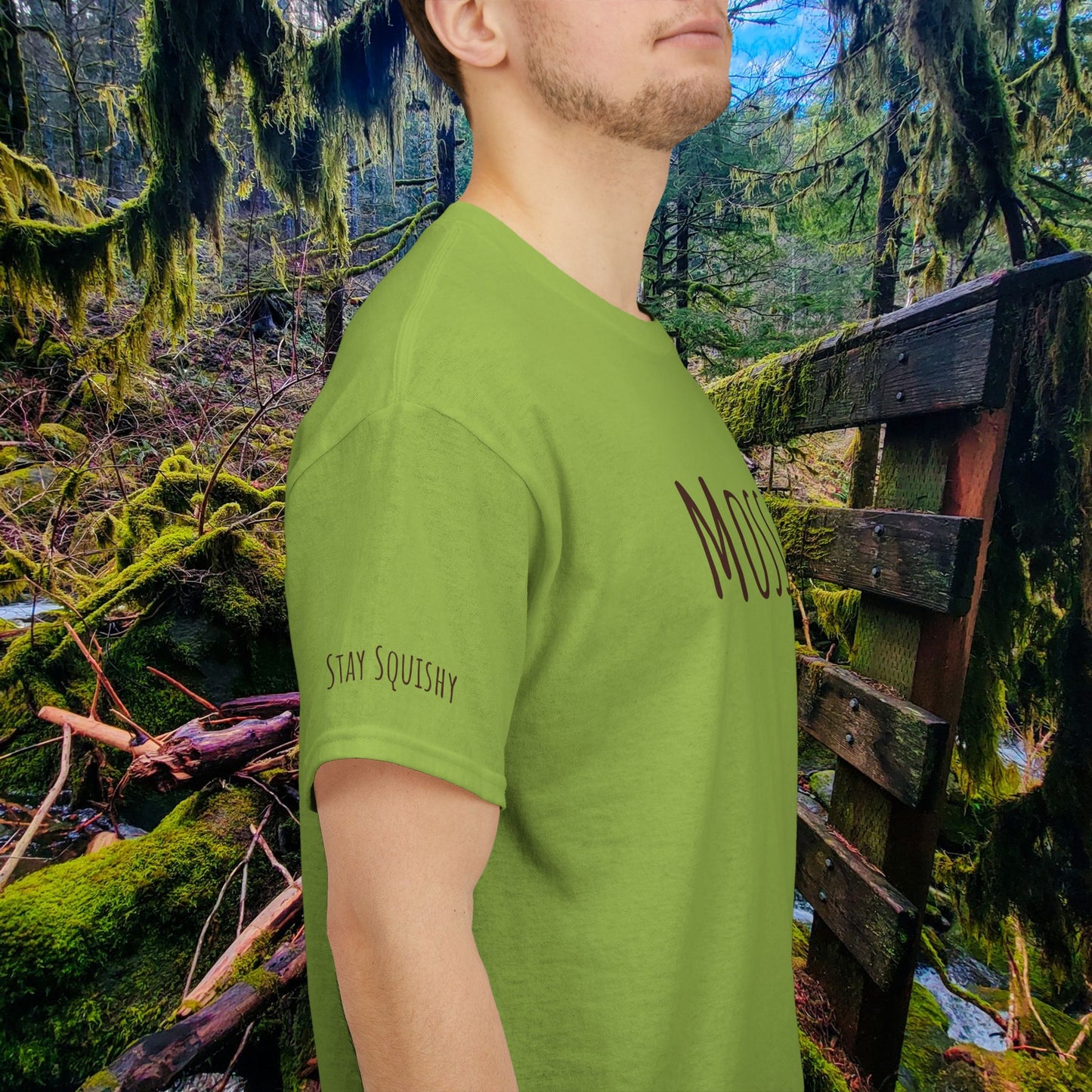 "Moss & Chill" Tee | Relax, Recharge & Stay Squishy