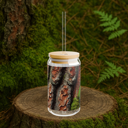 Ponderosa Pine Bark | Forest Texture Glass [16oz]