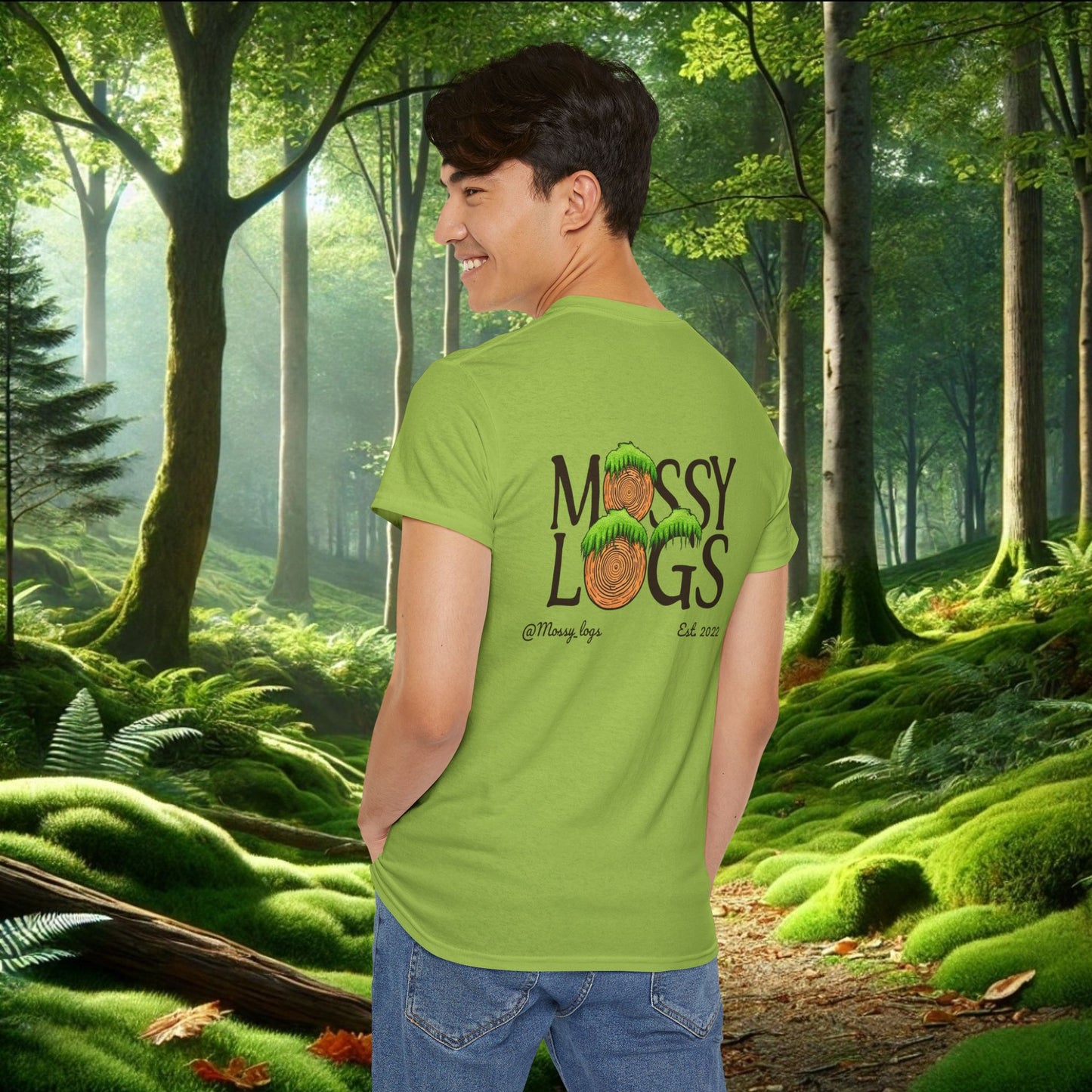 "Happiness Is a Fresh Patch of Moss" Tee | Soft, Cozy, & Squishy