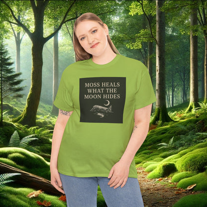 Moss Heals What the Moon Hides Tee | Forestcore Shirt