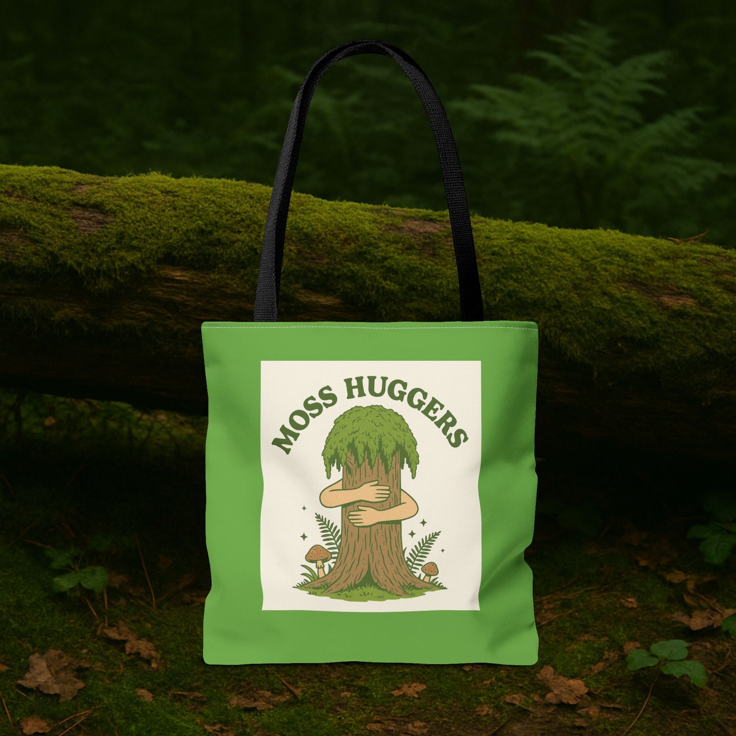 Moss Huggers Unite Tote | Treehugger Graphic