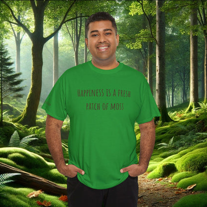 "Happiness Is a Fresh Patch of Moss" Tee | Soft, Cozy, & Squishy