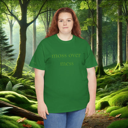 Moss Over Mess Tee | Forestcore Graphic T-Shirt