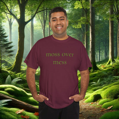 Moss Over Mess Tee | Forestcore Graphic T-Shirt