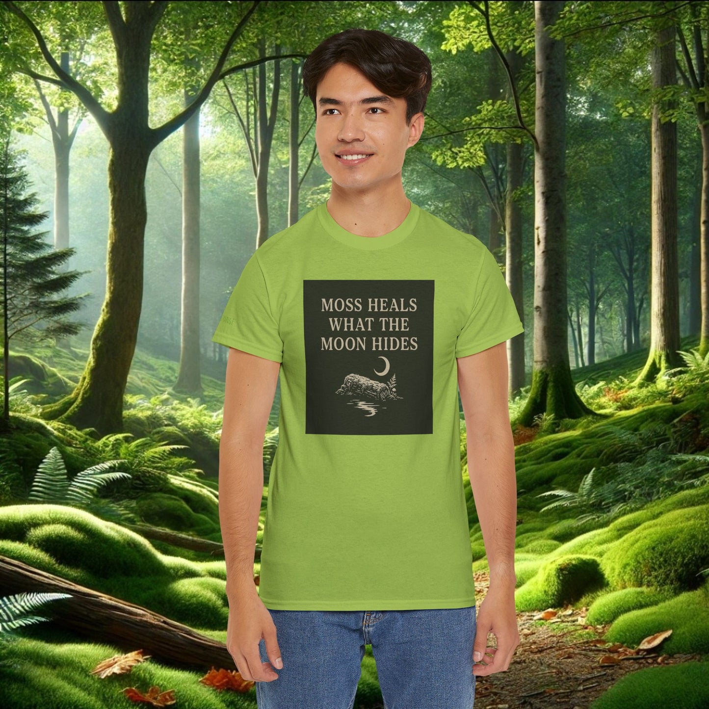 Moss Heals What the Moon Hides Tee | Forestcore Shirt