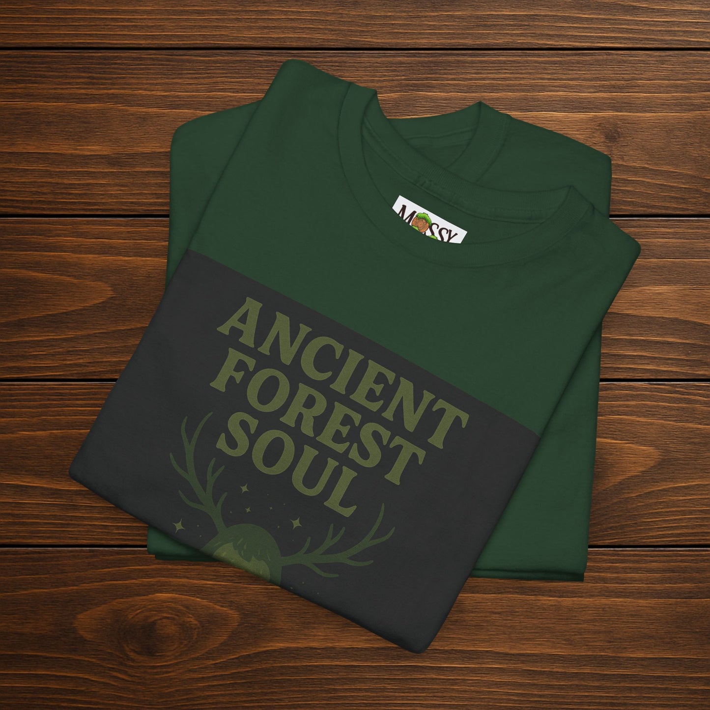 Ancient Forest Soul | Mossy Cryptid Tee