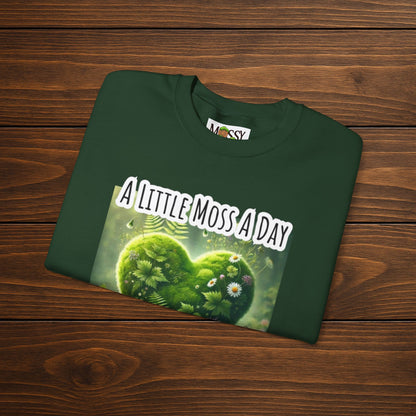 "Moss Therapy" Crewneck | Cozy Up & Let Nature Heal