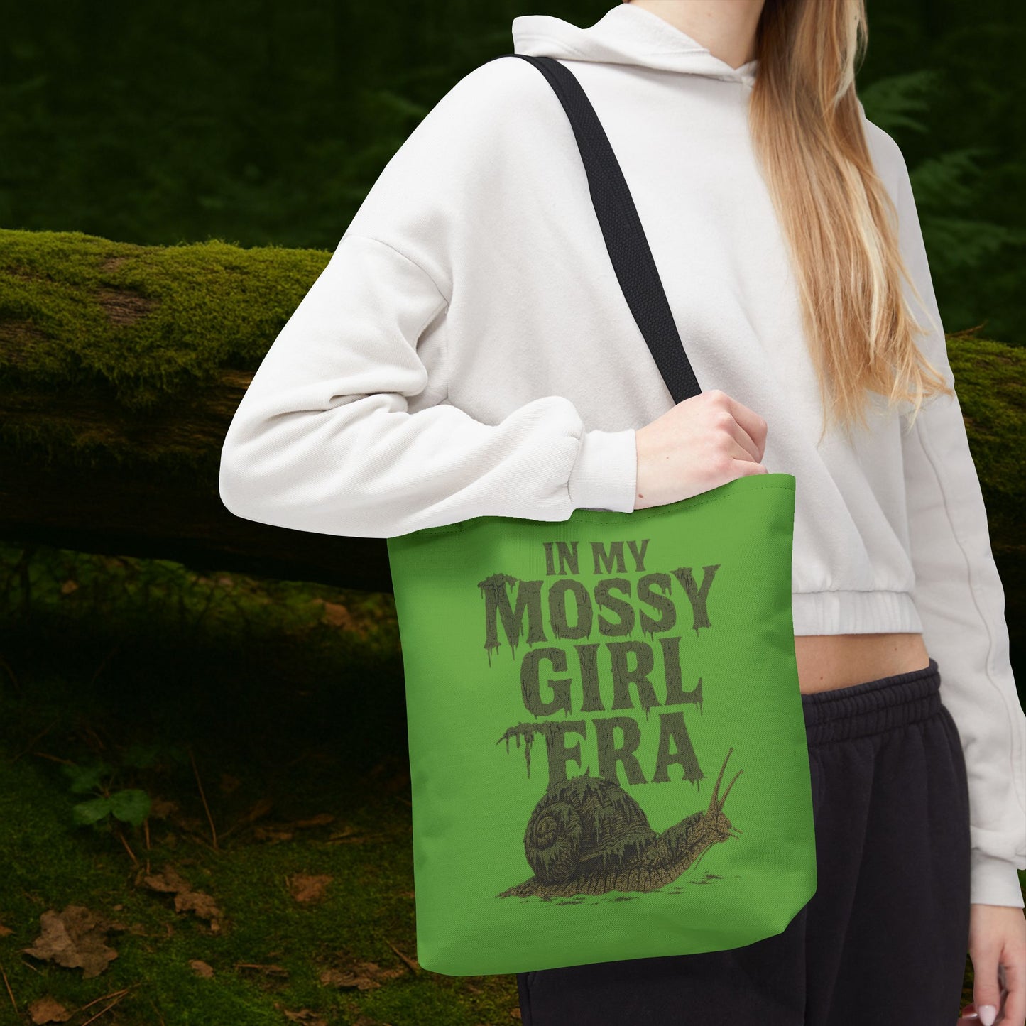 Mossy Girl Era Snail Tote