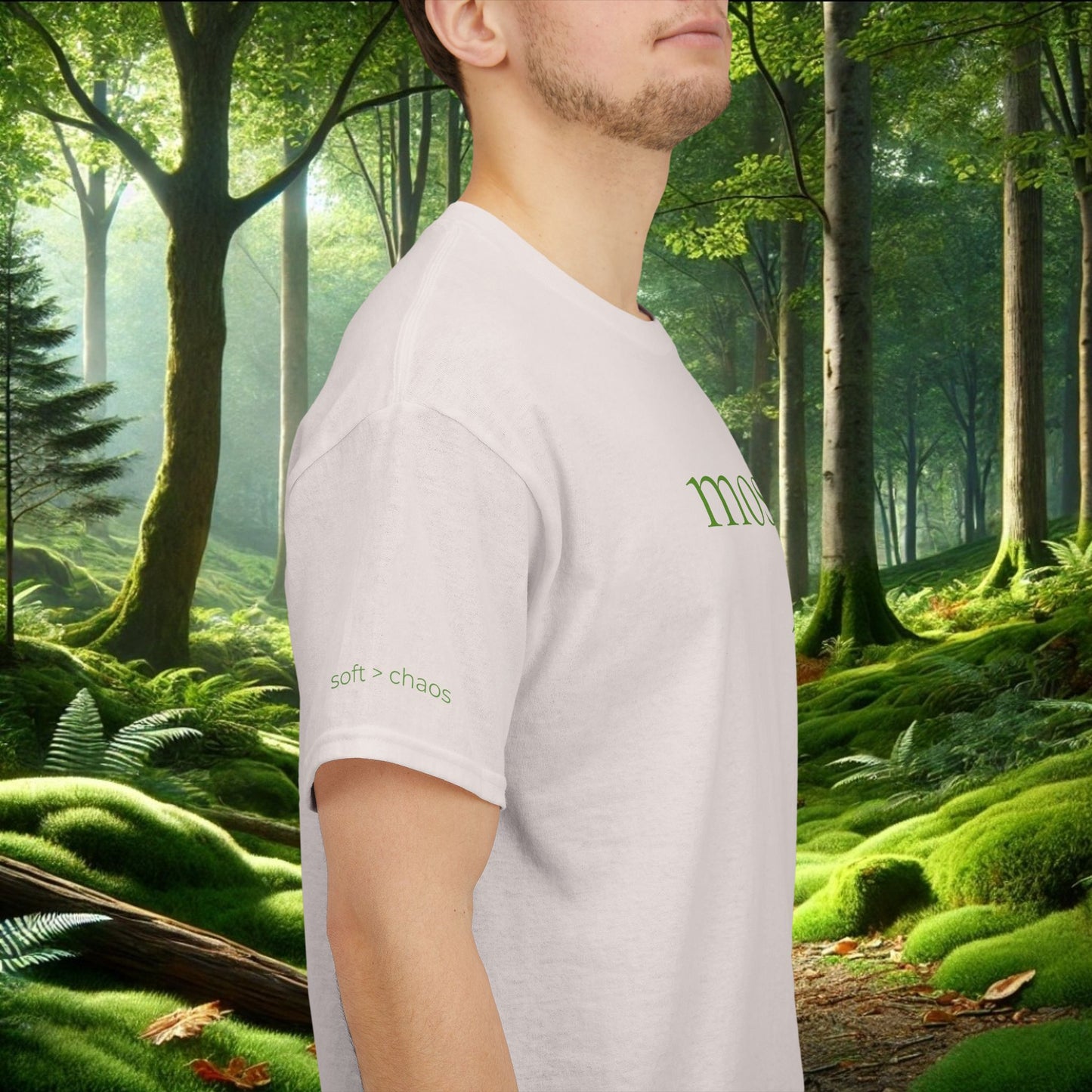 Moss Over Mess Tee | Forestcore Graphic T-Shirt