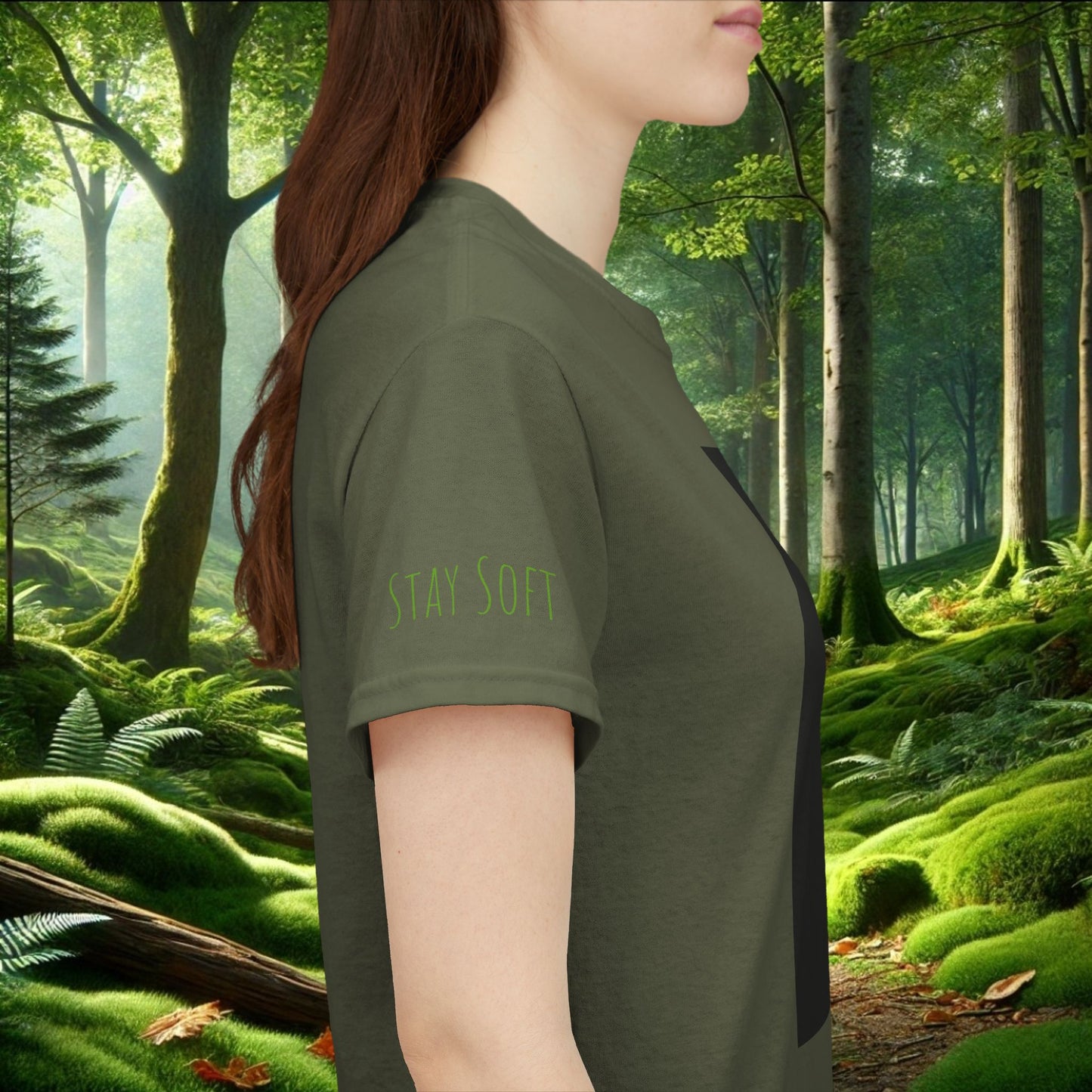 Local Moss Cryptid Tee | Soft Forest Creature Design
