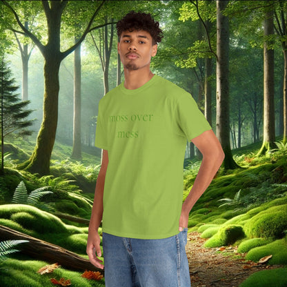 Moss Over Mess Tee | Forestcore Graphic T-Shirt