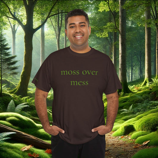 Moss Over Mess Tee | Forestcore Graphic T-Shirt