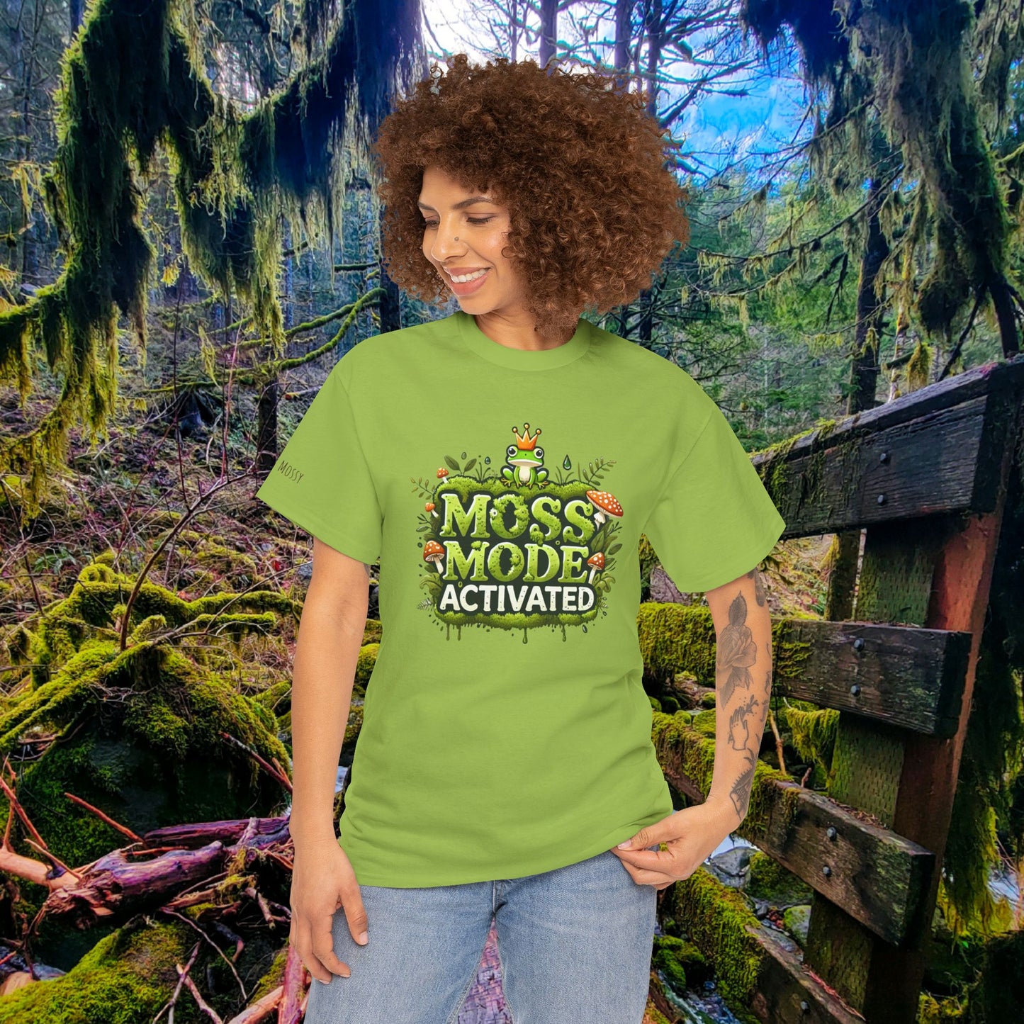 "Moss Mode: Activated" Graphic Tee | Embrace the Squish Life