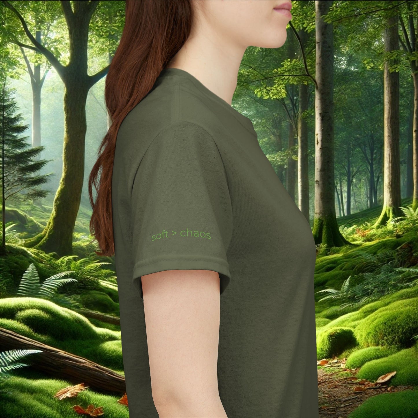 Moss Over Mess Tee | Forestcore Graphic T-Shirt