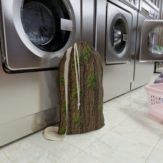 Forest Bark Laundry Bag | Cottagecore Laundry Tote