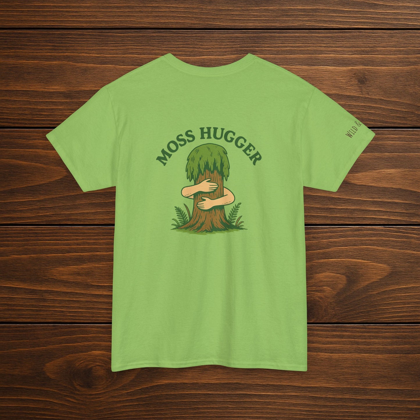 Moss Hugger Tee | Treehugger Back Graphic