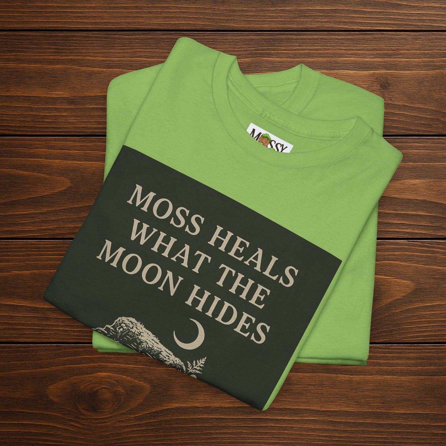 Moss Heals What the Moon Hides Tee | Forestcore Shirt