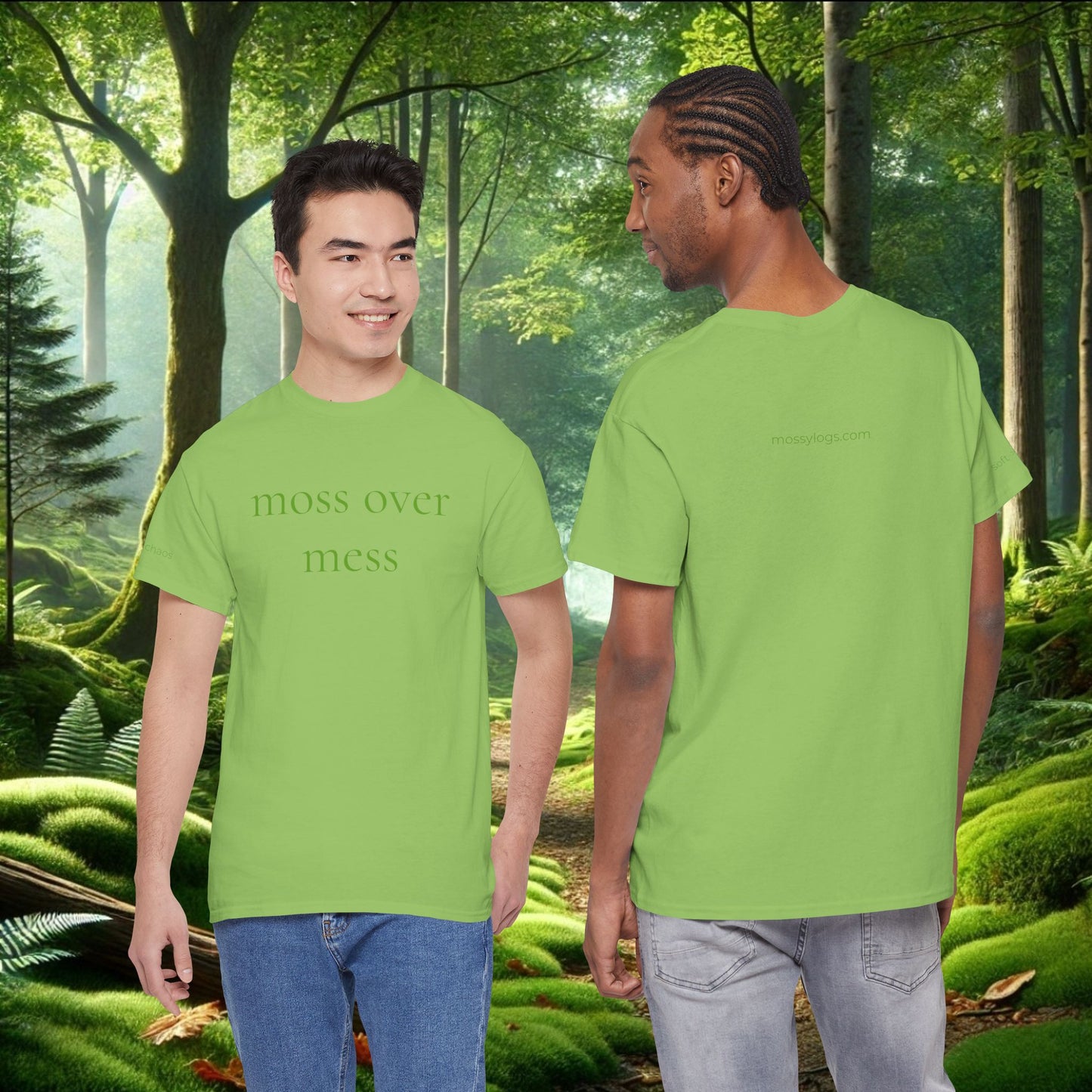 Moss Over Mess Tee | Forestcore Graphic T-Shirt
