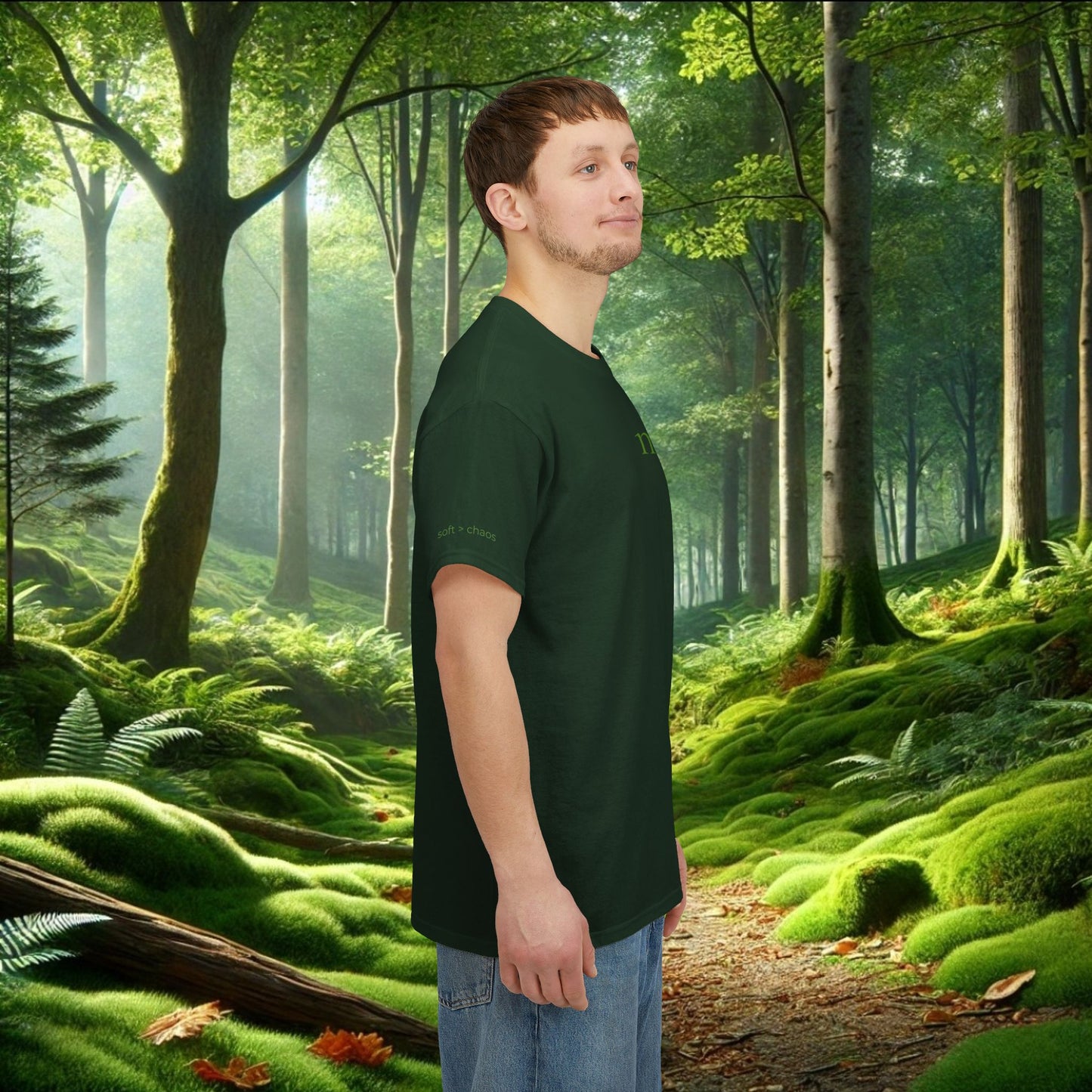 Moss Over Mess Tee | Forestcore Graphic T-Shirt