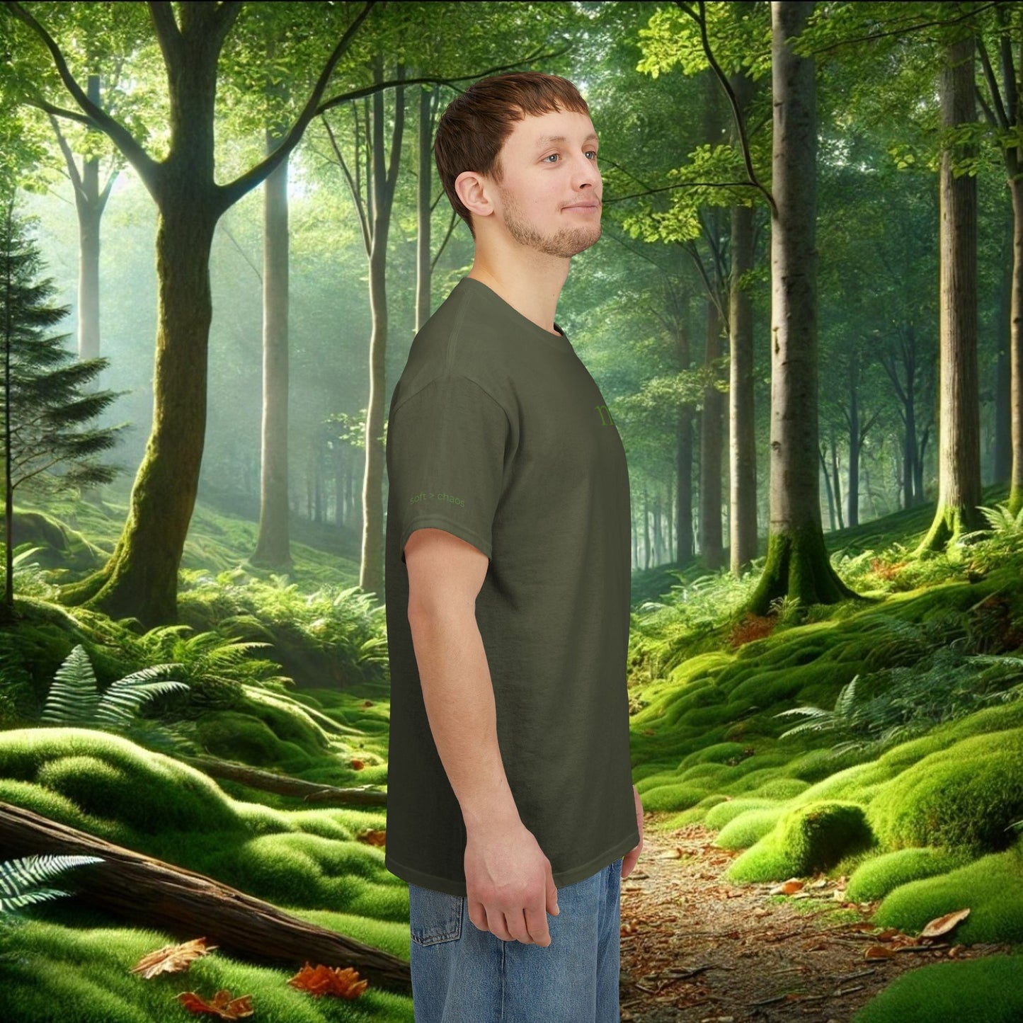 Moss Over Mess Tee | Forestcore Graphic T-Shirt